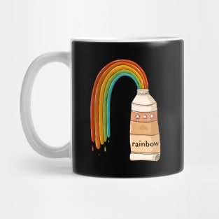 Rainbow paint tube Mug